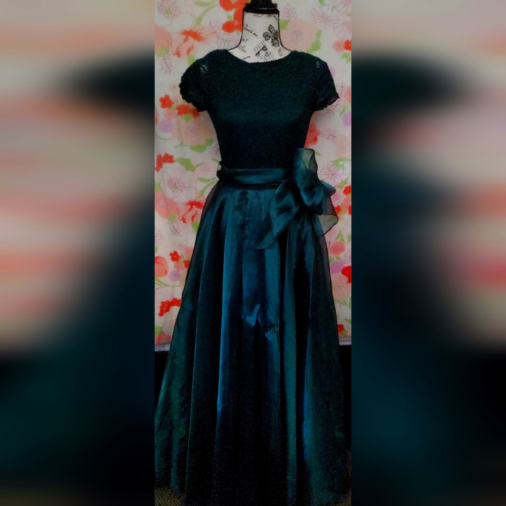 Dark green Gown